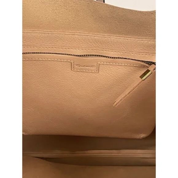 Madewell The Medium Transport Tote Nubuck Leather Crossbody Strap Shoulder Bag - Picture 9 of 9